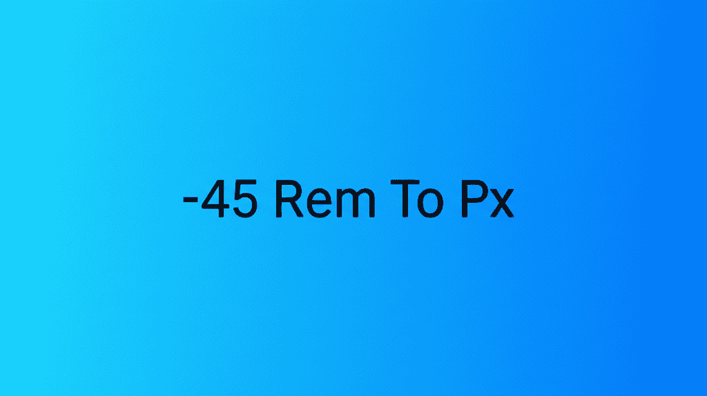 Rem To Px conversion graphic